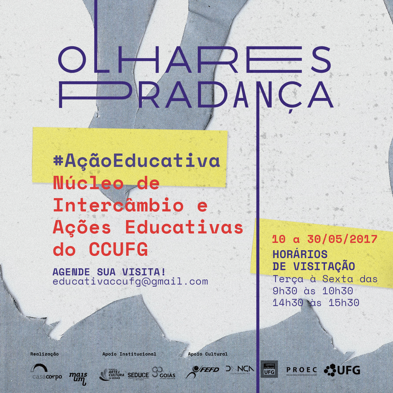 Exposição no CCUFG Olhares Pra Dança