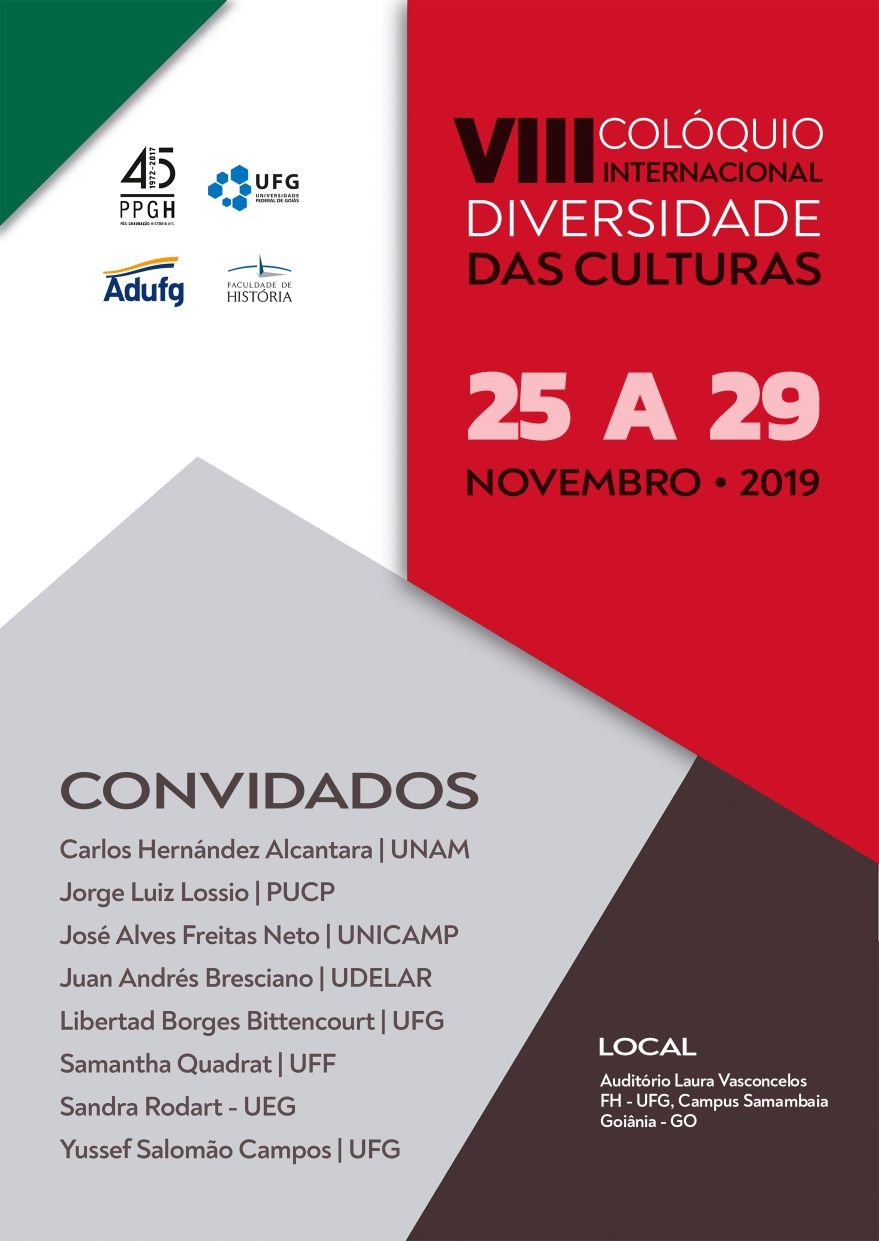 Cartaz - VIII Colóquio Diversidade das Culturas