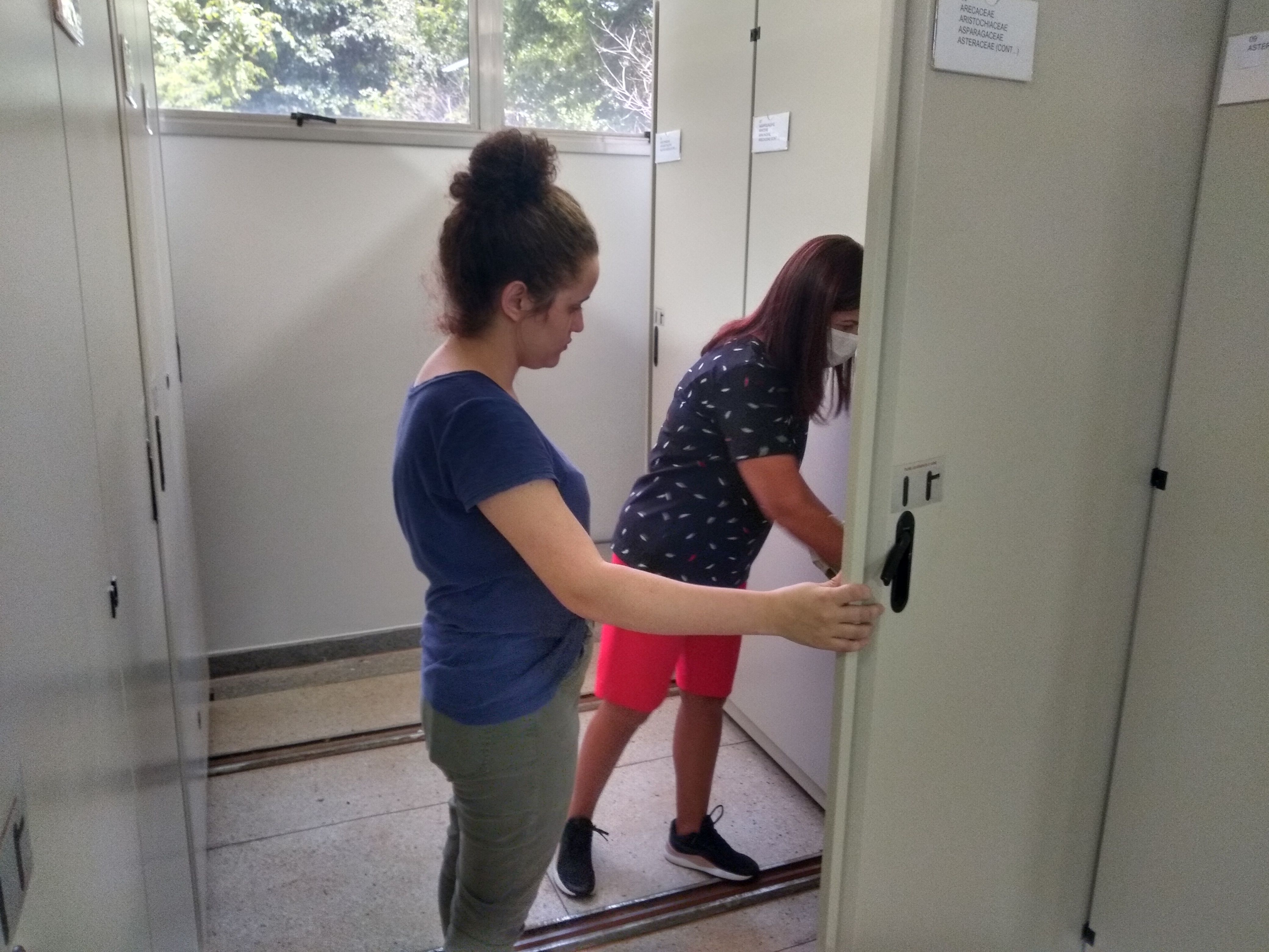 Visita da professora Dalva