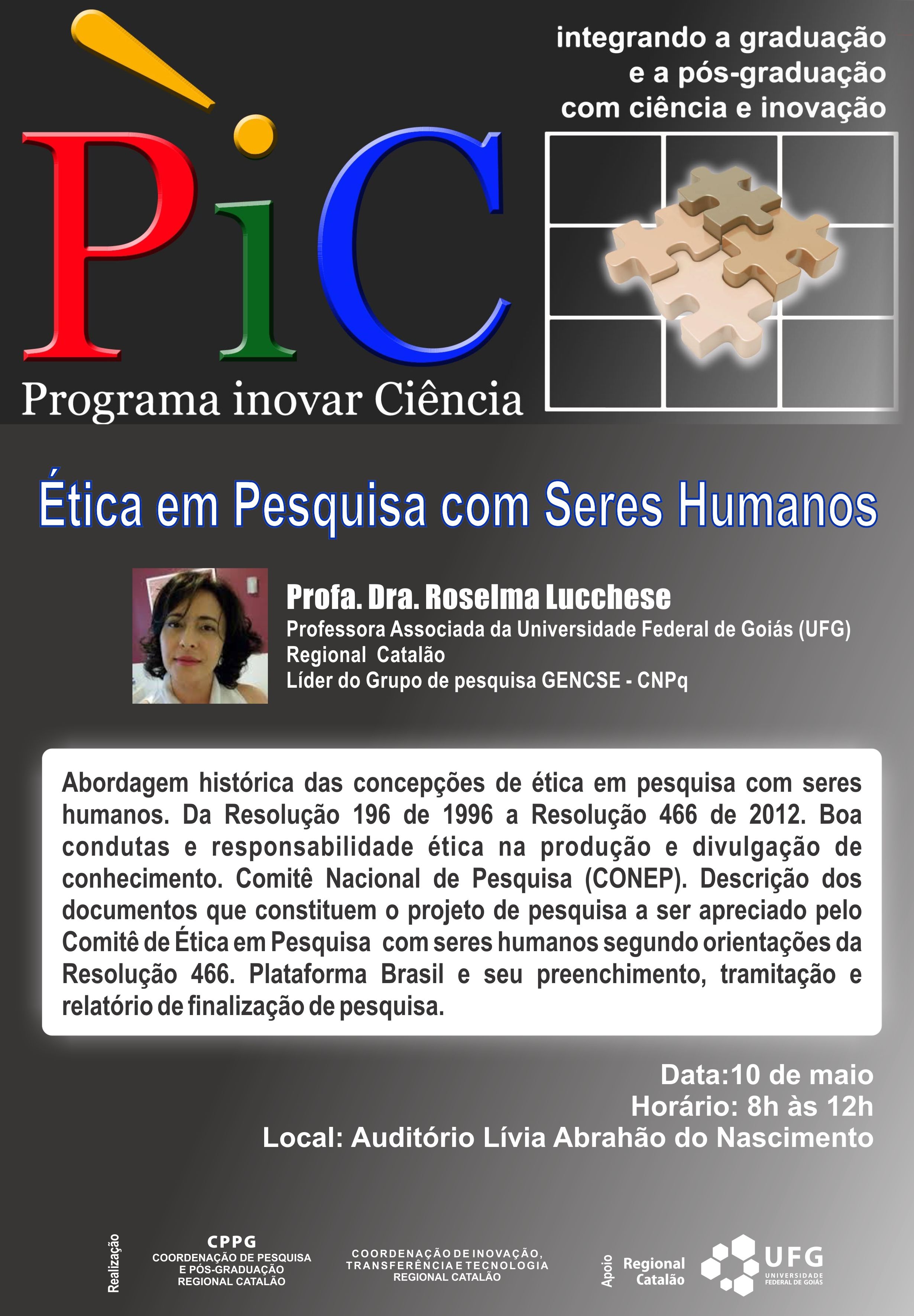 Programa Inovar Ciência (PIC) - Cartaz