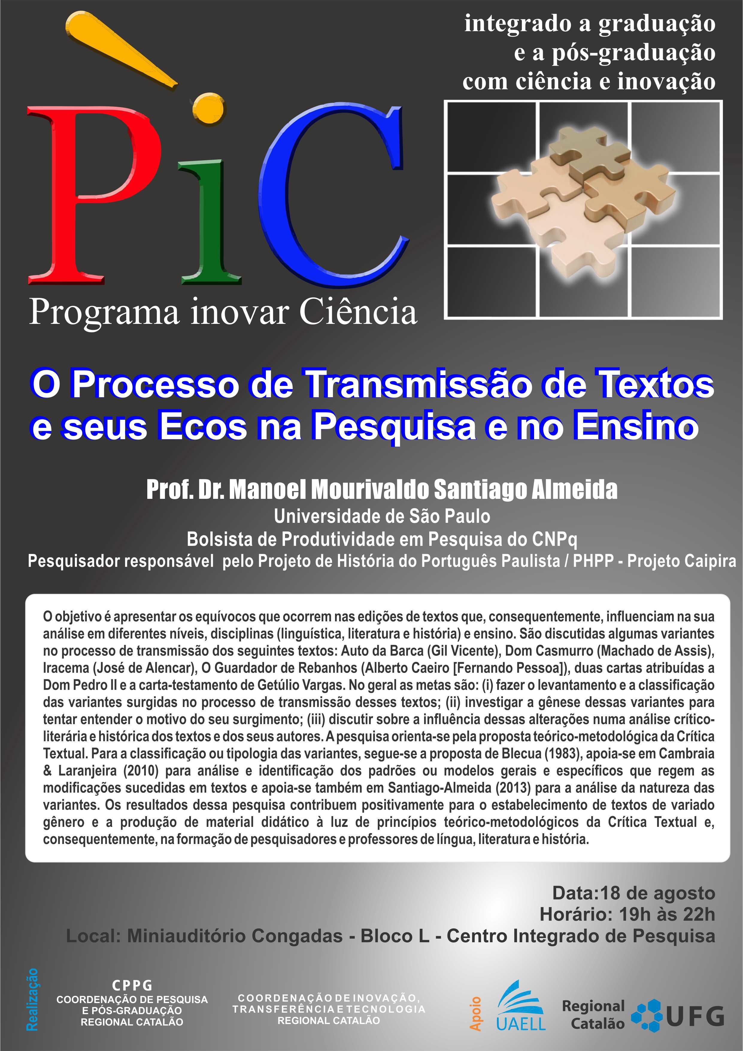 Cartaz Pic - Mourivaldo