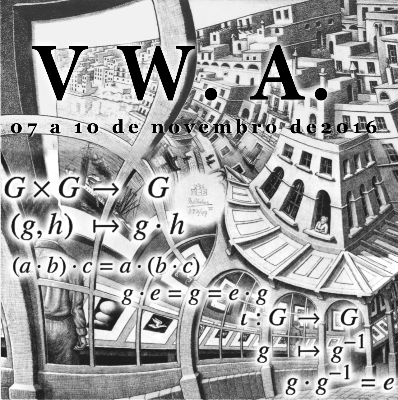 Logotipo do IV Workshop de Álgebra.
