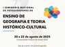 I Seminário Nacional de Pesquisadores de Ensino de Geografia e Teoria Histórico-Cultural (SENATHGEO)