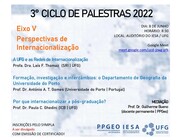 3º Ciclo de Palestras do PPGeo 2022
