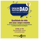 Ciclo de palestras DAD 