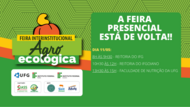 3º Edição da Feira Interinstitucional Agroecológica - maio/22