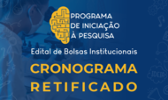 Retificado cronograma do Edital de Bolsas da Iniciação à Pesquisa da UFG
