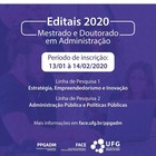 Banner mestrado Administração