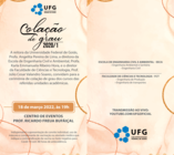 calendário colação de grau