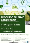 Divulgação Seleção PPGAGRO 2019
