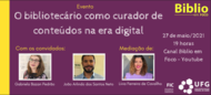 Evento dia 27 de maio Biblioteconomia