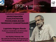Conferência internacional "Investigación cualitativa en psicología: bases teóricas y conceptuales" 