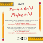 Lives Semana do Professor