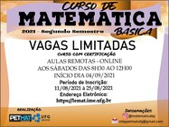 Curso de Matemática Básica - 2021.2