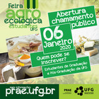 Credenciamento Feira Agroecológica dos estudantes da UFG