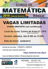 13ª edição do curso Matemática Básica em Perspectiva