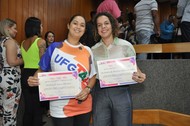 Premiação de professoras da UFG_EVZ