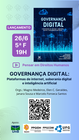 Lançamento do livro “Governança Digital”