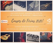 Divulgação Matrículas Curso de Férias Música 2020/1