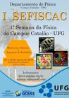  1ª Semana da Física do Campus Catalão 
