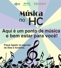 Cartaz Música no HC