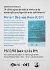 Miriam Debieux Seminário UFG