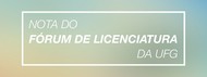 Nota do Fórum de Licenciatura