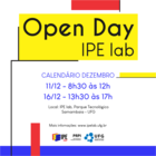 Open Day IPE lab - Calendário de Dezembro