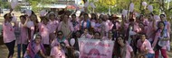 Ação campanha Outubro Rosa