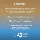 entrega de título emérito para as professoras Clévia Ferreira e Maria Tereza Freita