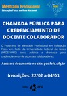 POS 2022 - CHAMADA PÚBLICA PARA CREDENCIAMENTO DE DOCENTE COLABORADOR