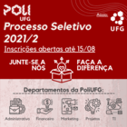 Processo Seletivo 2021.2 Poli UFG