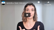Professora da UFG ensina a fazer máscara caseira Professora da UFG ensina a fazer máscara caseira