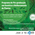 Edital Prog de PG em Genética e Melhoramento de Plantas
