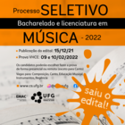 PS bacharelado e licenciatura em Música 2022