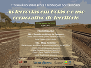 Seminário sobre redes e formação do território