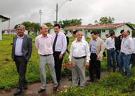 Visita área Caldas Novas