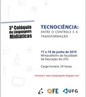 3º Colóquio de Linguagens Midiáticas - Divulgação