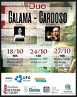 Duo Galama-Cardoso se apresenta no Teatro da Emac dia 24 de outubro