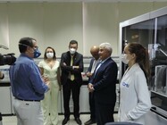 Marcos Pontes no parque