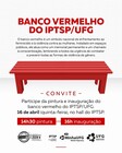 Instalação do Banco Vermelho no Iptsp, uma ação simbólica de conscientização e enfrentamento à violência contra a mulher