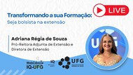 Webnário "Transformando a sua formação: seja bolsista na Extensão"