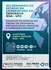 XVI Seminário de Estágio da Licenciatura em Geografia - IESAUFG