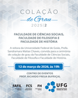 Colação de grau 2025/2 - FCS, FAFIL, FH 2