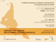 XI Seminário Internacional  do Consórcio Latino Americano de Pós-Graduação em Direitos Humanos