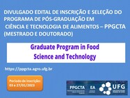 processo seletivo PPGCTA 2023