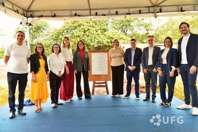 Pedra fundamental CEIA UFG