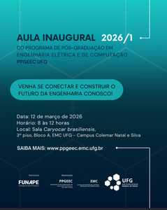 Aula Inaugural PPGEEC UFG – Edição 2026