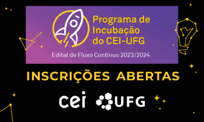 CEI-UFG abre seleção de fluxo contínuo para incubação de negócios