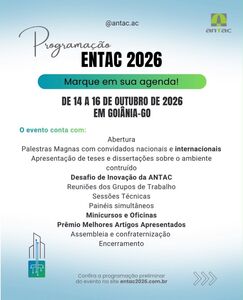 XXI ENTAC – Encontro Nacional de Tecnologia do Ambiente Construído